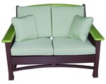 Poly Outdoor Madison Loveseat with Cushion