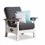 Amish Leisure Lawns Patio Recycled Poly Mission Chair