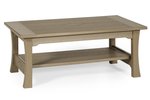 Leisure Lawns Outdoor Poly Mission Coffee Table