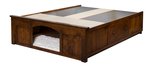 Platform Bed with Dog Bed