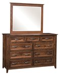 Tallyman High Dresser with Optional Mirror - Quick Ship