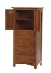 28" Wide Classic Farmhouse Storage Armoire