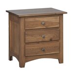 Amish 26" Wide Classic Modern Farmhouse Nightstand - Choose Size