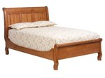 Amish Rosemary Sleigh Bed