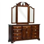 Amish Rosemary Traditional Solid Wood 72" Dresser with Optional Mirror