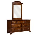 Amish Rosemary Traditional Solid Wood Dresser with Optional Mirror