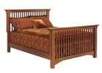 Amish Kelsey Slat Mission Bed