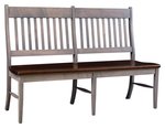Amish Chelsea Custom Mission Bench