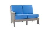 Finch Poly Mission Left Love Seat