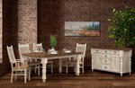 Amish Farmhouse Reclaimed Barnwood Dining Set