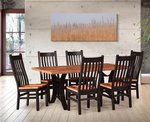 Golden Gate Reclaimed Barnwood Dining Set