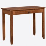 Amish Shaker Rustic Cherry Wood 48 Writing Desk - Quick Ship