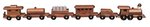 Medium Walnut Train