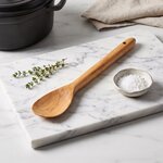 American Made Maple Wood 12" Stir Fry Paddle Spoon In-Stock