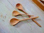 Hard Maple Wood Early American Porridge Spoon In-Stock