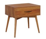 Amish Cullen Mid-Century Modern 1-Drawer Nightstand