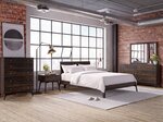 Amish Modern Hudson Five-Piece Bedroom Furniture Set