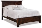 Amish Broderick Panel Hardwood Bed