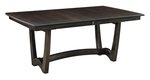 Amish Solid Wood Bixby Trestle Dining Table