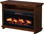 Hazlett Media Console with Electric Fireplace