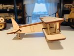 Amish Wood Toy Kits to Build Model Bi-Plane