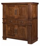 Preston Secretary Desk and Fireplace