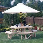 Luxcraft Wooden Octagon Picnic Table