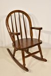 In-Stock Lancaster Legacy Kids' Rocking Chair (Cherry Wood - Vintage Antique Finish)
