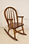 In-Stock Lancaster Legacy Kids' Rocking Chair (Oak Wood - Michael's Cherry Finish)