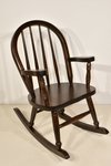 In-Stock Lancaster Legacy Kids' Rocking Chair (Oak Wood - Old Museum Finish)
