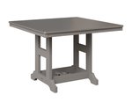 Berlin Gardens Garden Classic Poly 44" Square Poly Patio Dining Table with Hammered Top