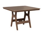 Berlin Gardens Poly Harbor 44" Outdoor Dining Table with Hammered Top - Choose Height