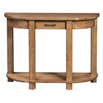 Heritage Royal Mission Half Oval Table
