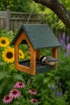Amish Made Poly Urban Modern Bird Feeder - DutchCrafters Exclusive