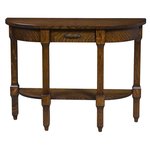 Heritage Royal Crest Half Oval Table