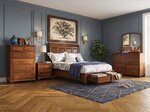 Amish Sap Cherry Stratsburg Four-Piece Bedroom Storage Set