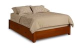 Amish Oregon Solid Wood Platform Bed with Storage