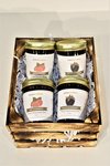 In Stock Homemade Custom Jam Gift Box - 4 Jams