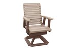 LA Patio Poly Roll Back Swivel Rocker