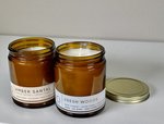 Amber Santal and Fresh Woods Candle Set In-Stock