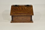 In-Stock Recipe Box Made in the USA - Oak In Michaels Cherry Finish