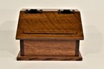 In-Stock Recipe Box Made in the USA - Quarter Sawn White Oak In Michaels Cherry Finish