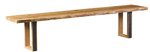 Amish Gandy Live Edge Bench