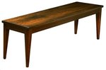 Amish Glasgow Modern Dining Backless Bench