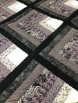 American Made Purple Floral Patchwork Quilt In-Stock