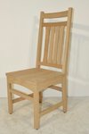 Outlet: Solid Oak Wood Wolf Hollow Mission Dining Side Chairs In-Stock (Set of 6)