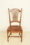 Outlet: Cherry Hampstead Sheaf Back Dining Side Chairs (Set of 6) In-Stock