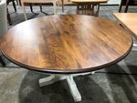 Outlet: Maple 54" Cumberland Mission Single Pedestal Table In-Stock