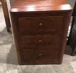 Outlet: Oak Galaxy Three Drawer Night Stand In-Stock