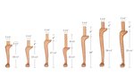 American Made Unfinished Claw and Ball Legs
